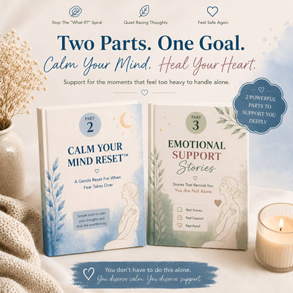 Stop spiraling every time your period is late — and start understanding your cycle, calming the fear, and tracking it with confidence. - Norayaa